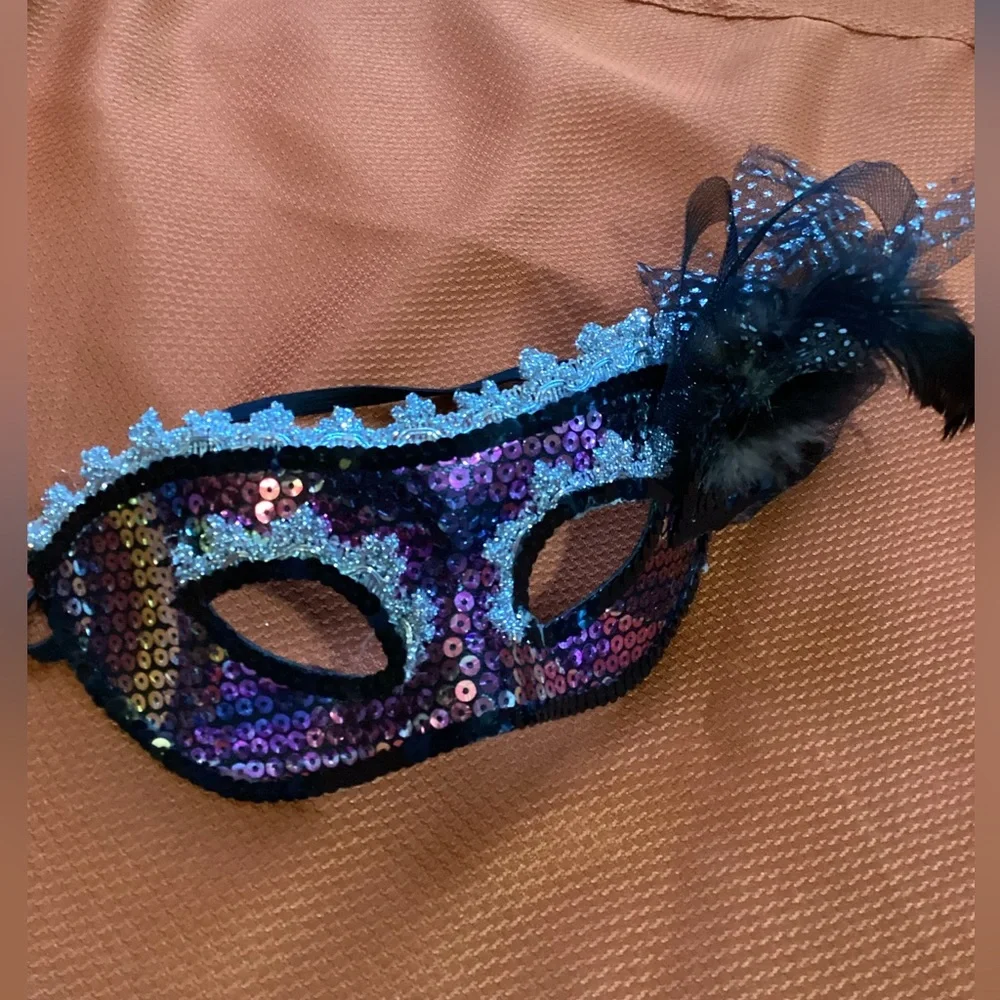Mardi Gras Masquerade Masks lot of 8